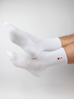 Tennissocken mit Herz und Initial