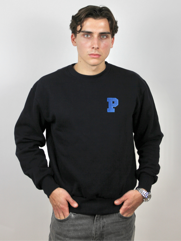 Sweater Dunkelblau - Buchstabe P