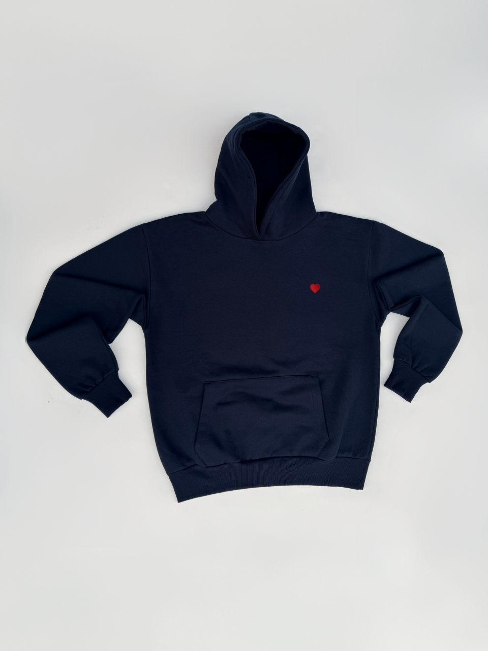 Hoodie Dunkelblau - Herz