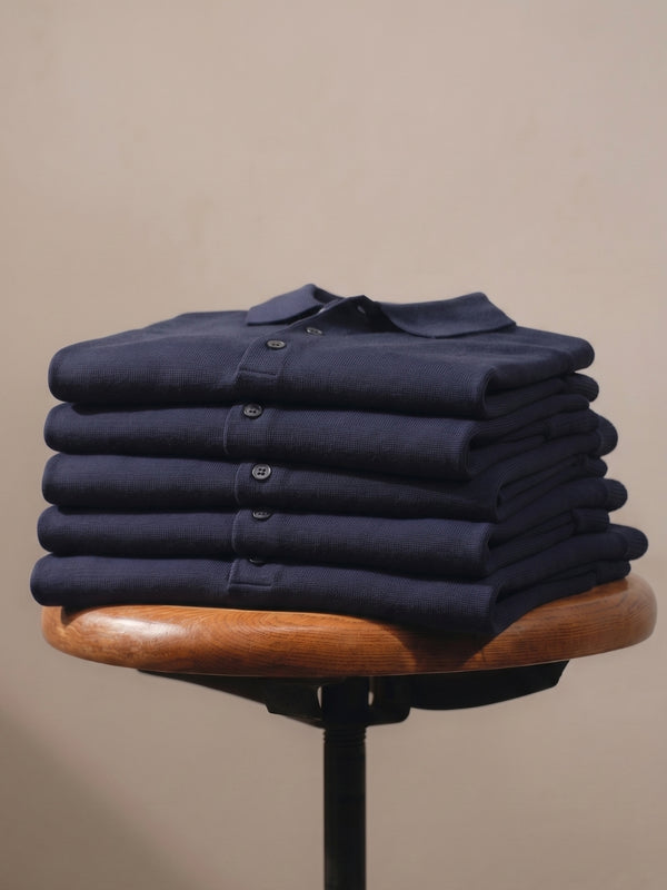 Poloshirt aus Merinowolle