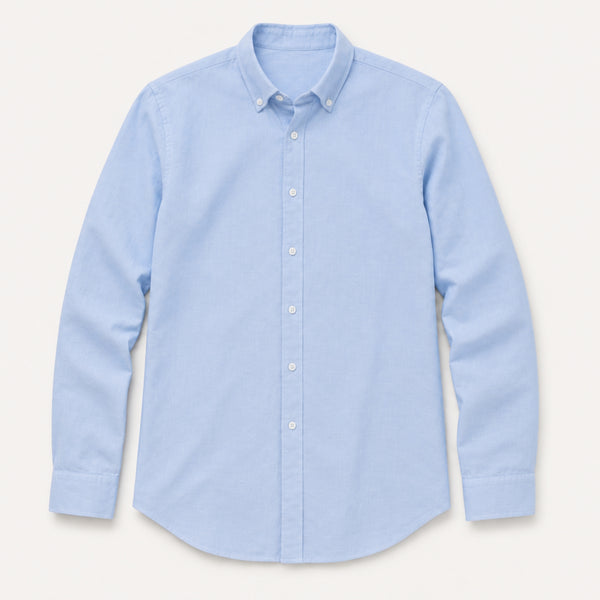 Custom Oxford Hemd – Himmelblau