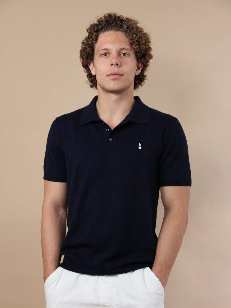 Merinowolle Poloshirt