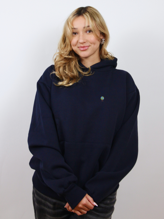 Hoodie Dunkelblau - Globus
