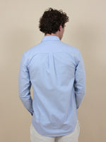 Dackel Oxford Hemd – Himmelblau