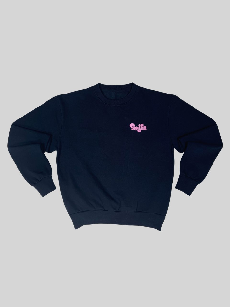 Sweater Dunkelblau - Smile Pink