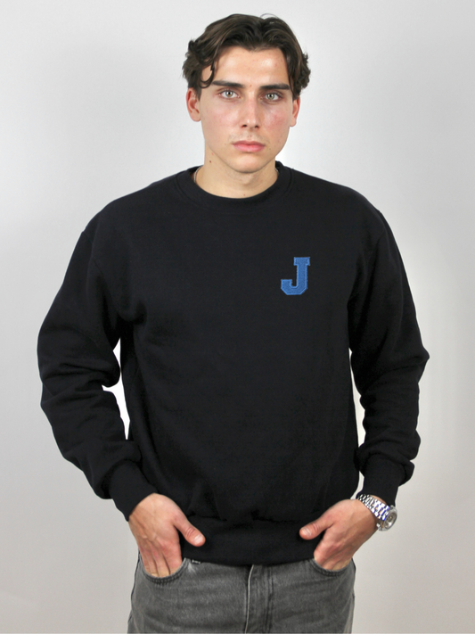 Sweater Dunkelblau -  Buchstabe J