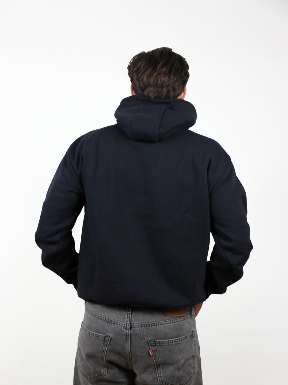 Hoodie Dunkelblau - Kirsche