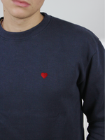 Sweater Dunkelblau - Herz