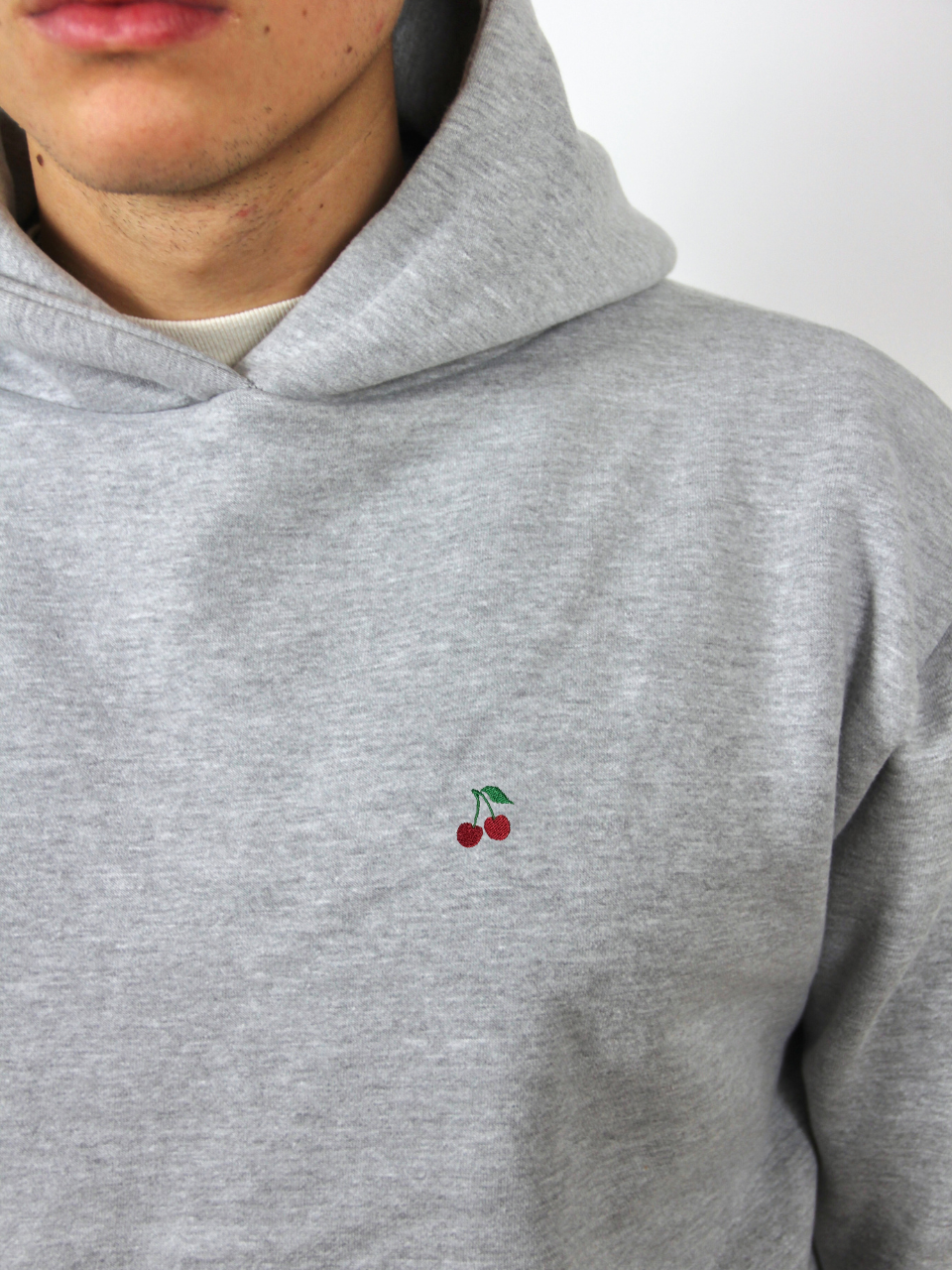 Hoodie Hellgrau - Cherry