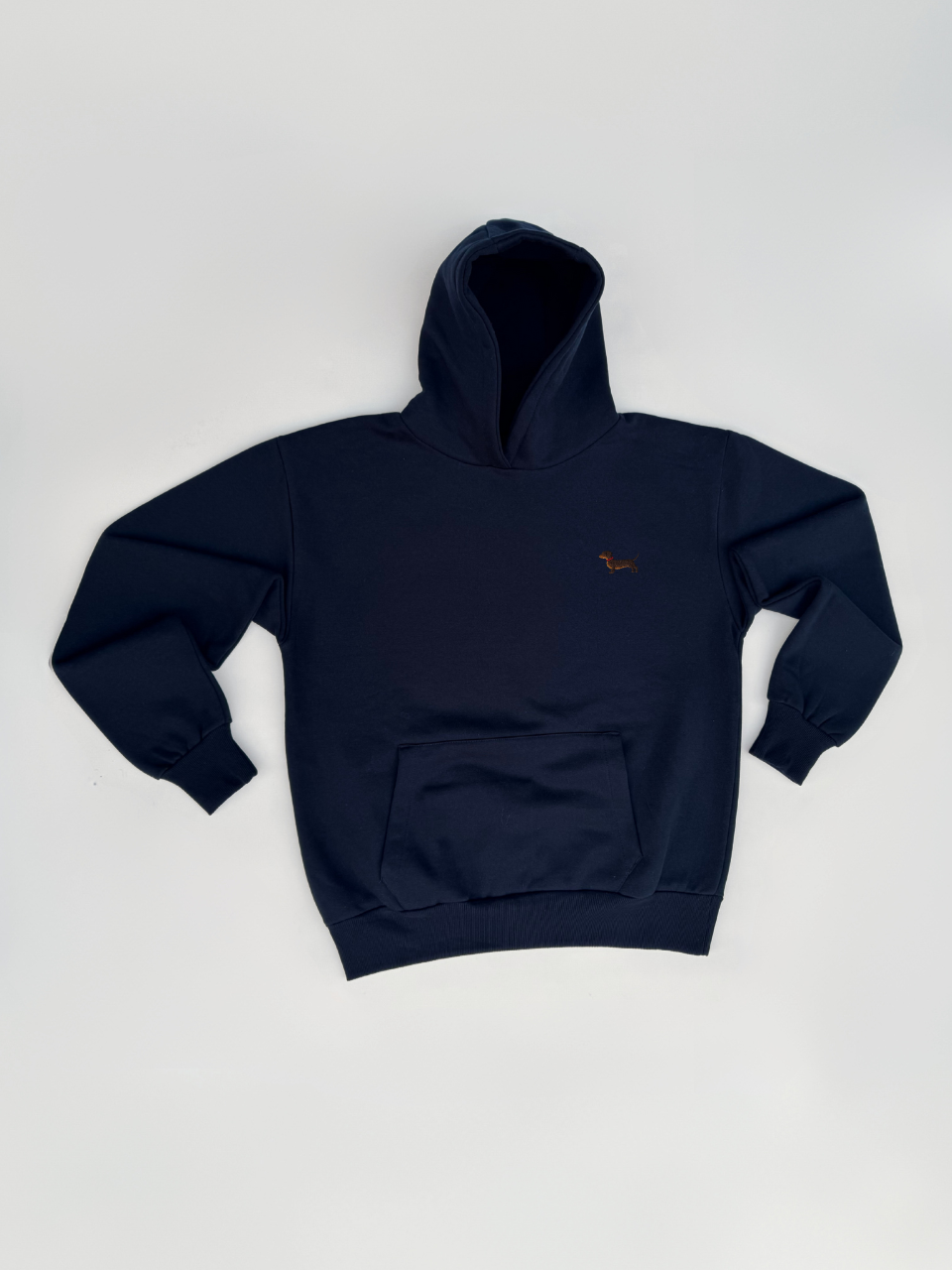 Hoodie Dunkelblau - Dackel