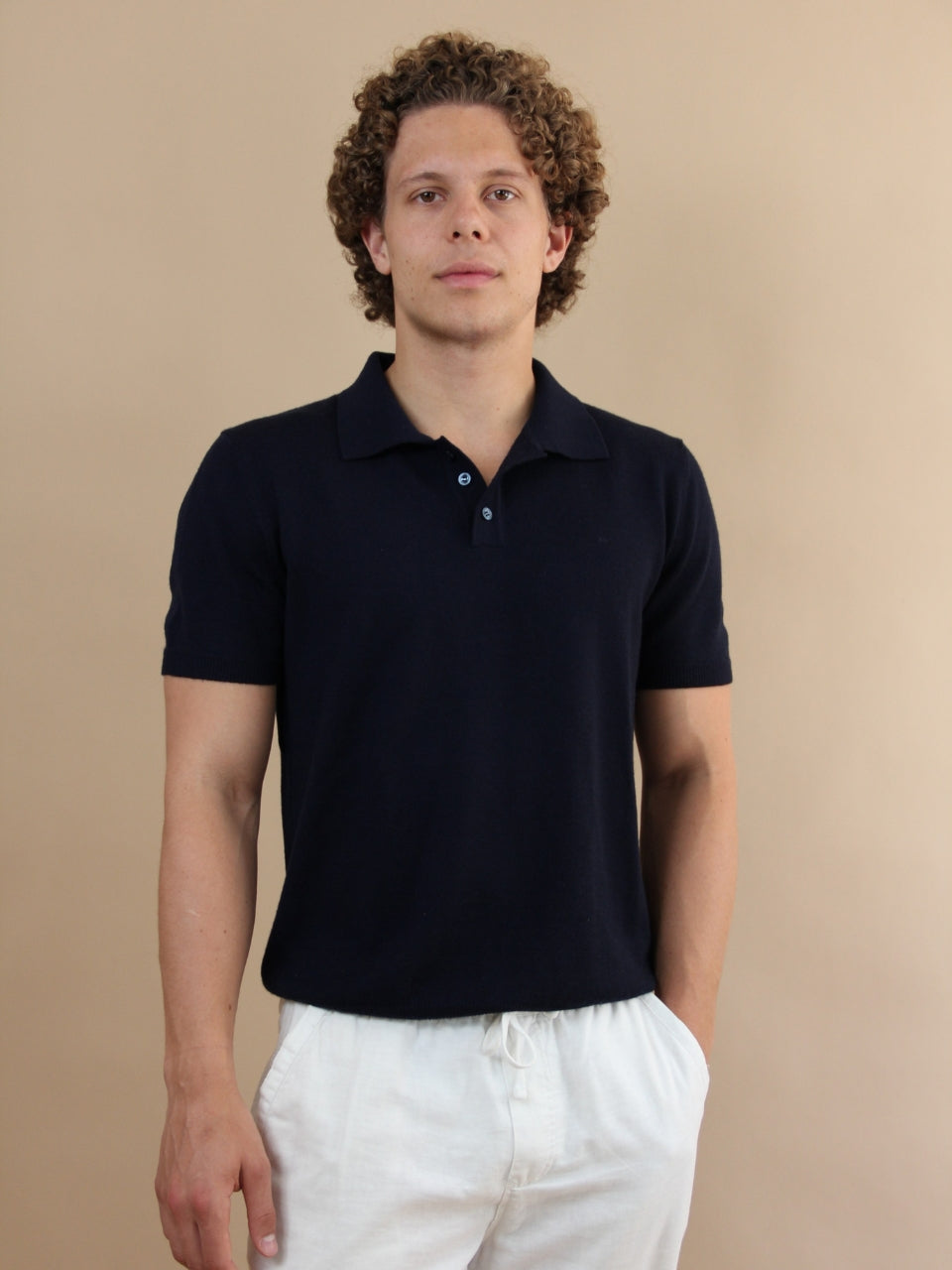 Personalisiertes Poloshirt aus Merinowolle