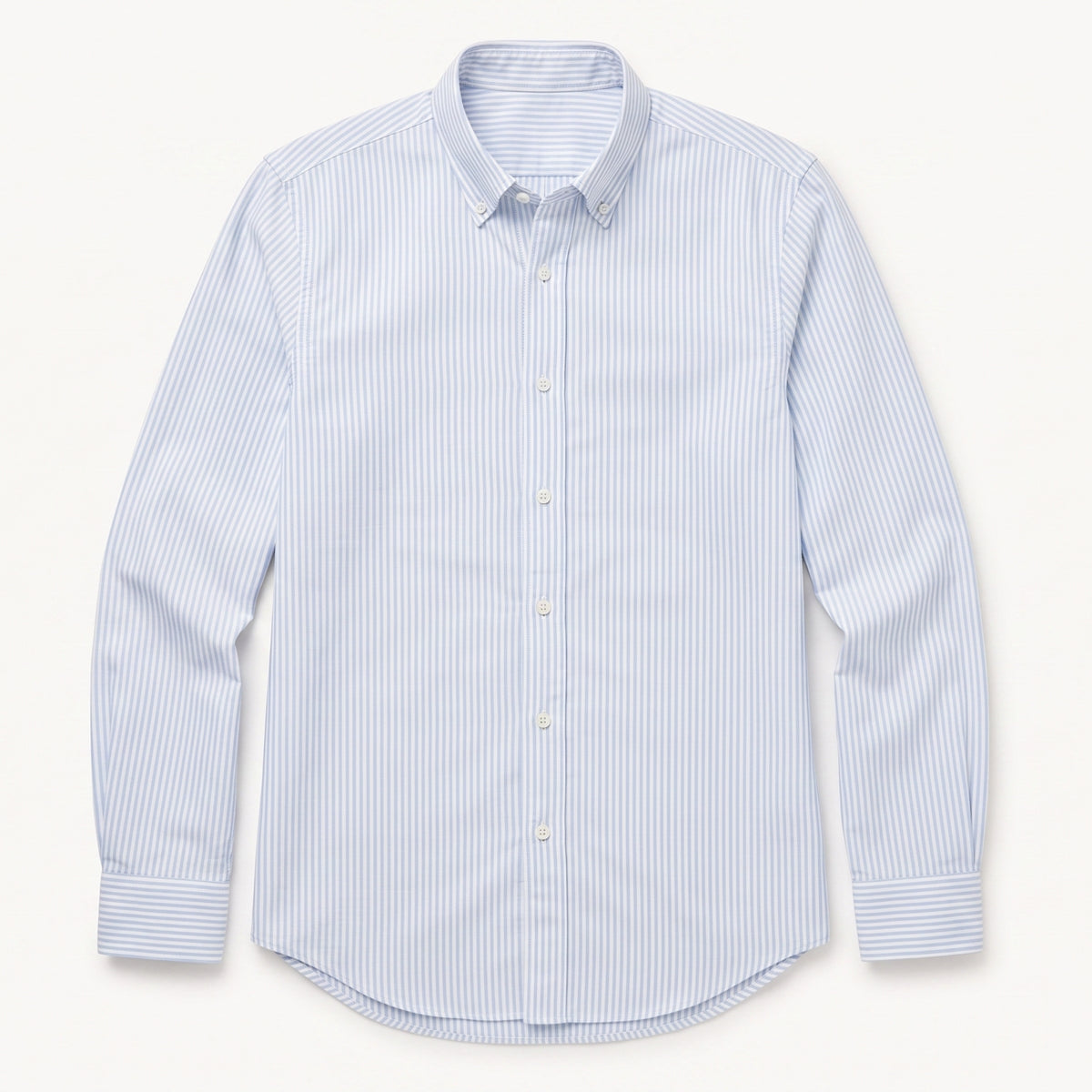 Custom Oxford Hemd – Blau-weiß gestreift